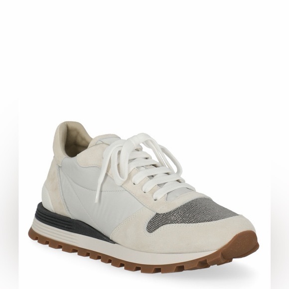 Brunello Cucinelli Shoes - Brunello Cucinelli Low Top Sneakers Lace Up Monilli Shoes Authentic Size 39